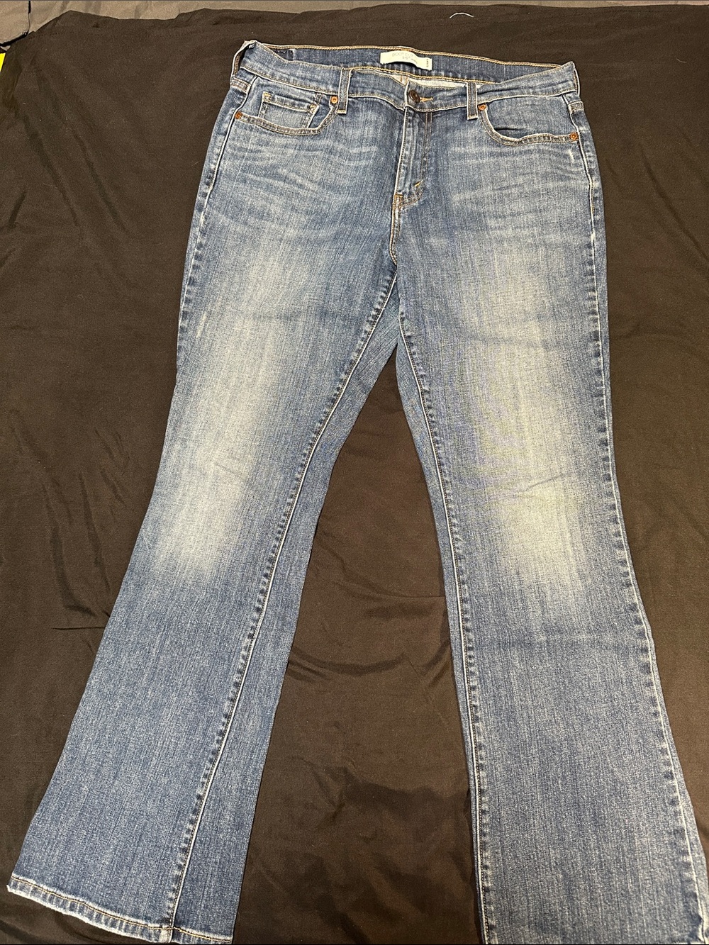 Levi's Light Wash Wide Leg Jeans